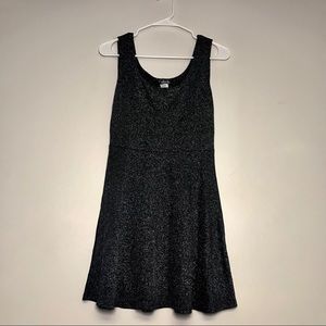 Deb little dark bluish black sparkle dress